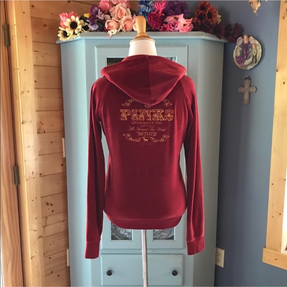 VICTORIAS SECRET *PINK* Stylish Zip Up Hoodie. Wow - Picture 5 of 8